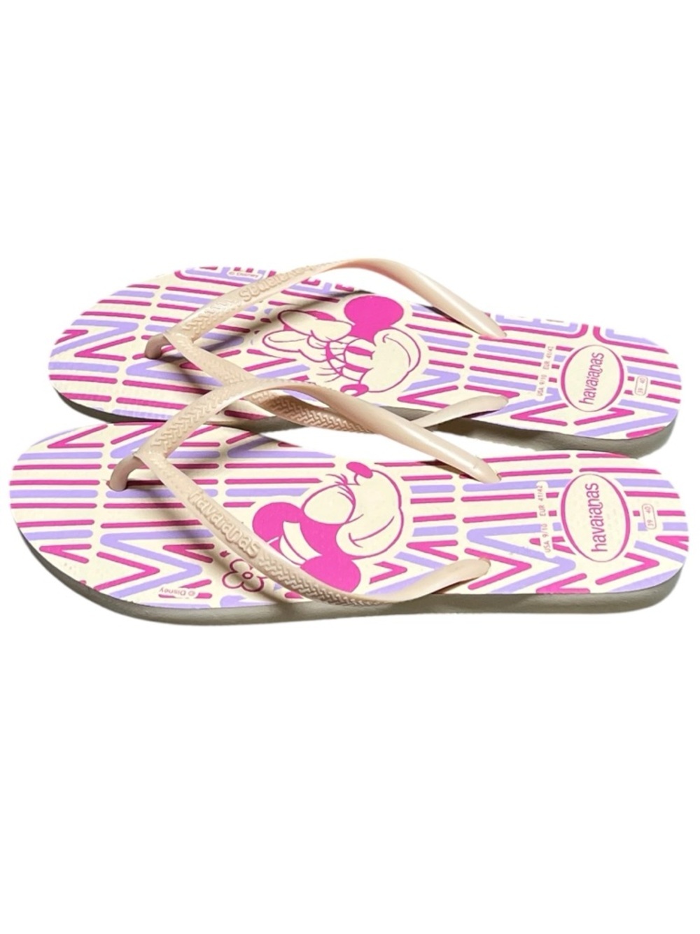Havaianas slim Disney Minnie Mouse flip flop sandals pink lilac